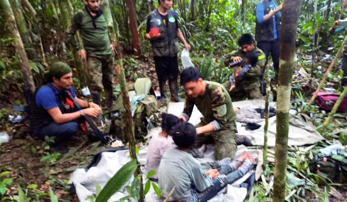 Colombia plane crash: Four children found alive in Amazon after 40 days